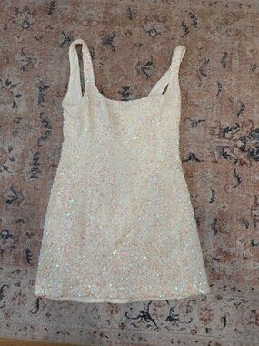 Show me your mumu Let’s Go Mini white sequin